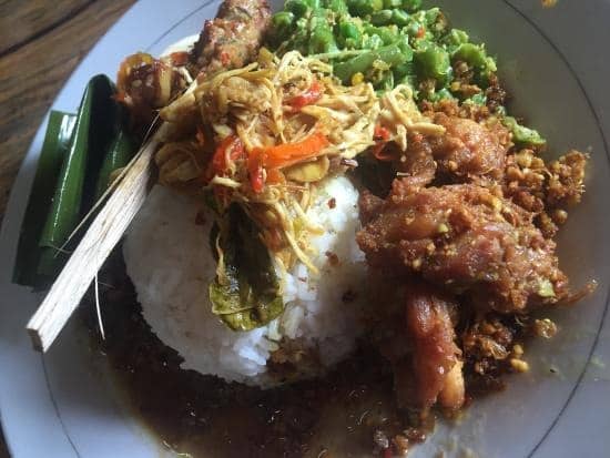 nasi campur bu oki jimbaran