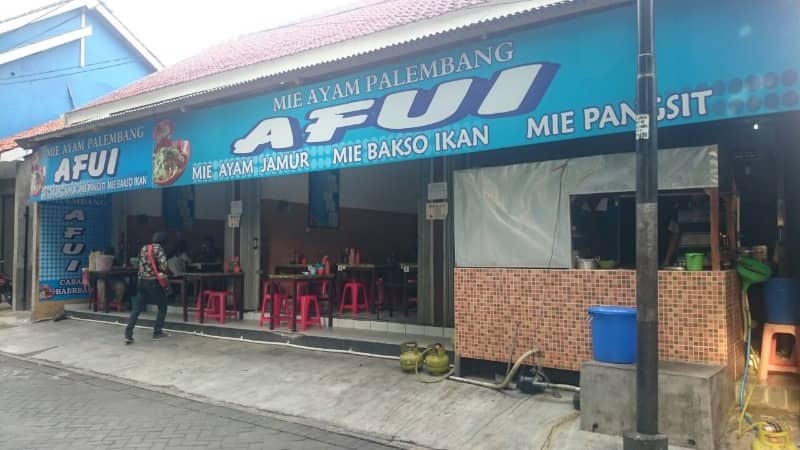 mie ayam palembang afui