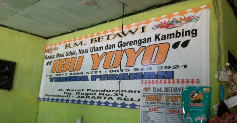 warung ibu yoyo