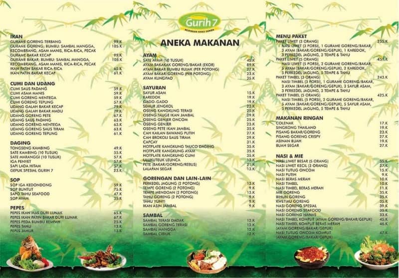 resto gurih 7 bogor