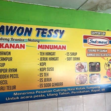 menu rawon tessy