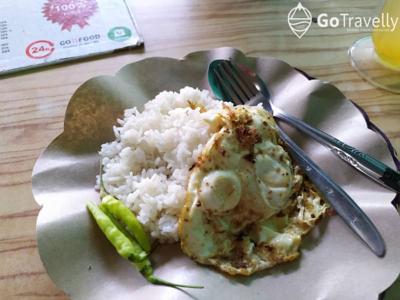 nasi telur pontianak