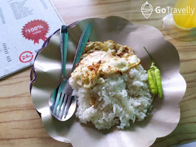 nasi telur pontianak