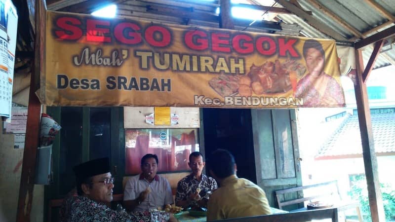 nasi gegok mbah tumirah