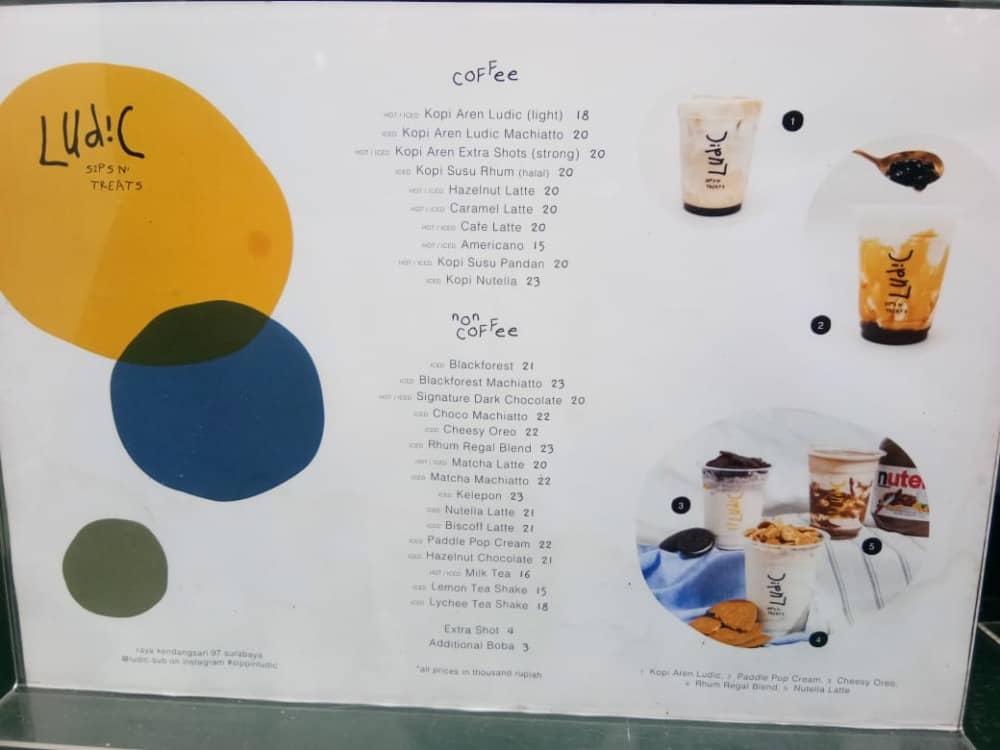 Nyamannya nongkrong dan ngopi di Ludic Caffe Surabaya