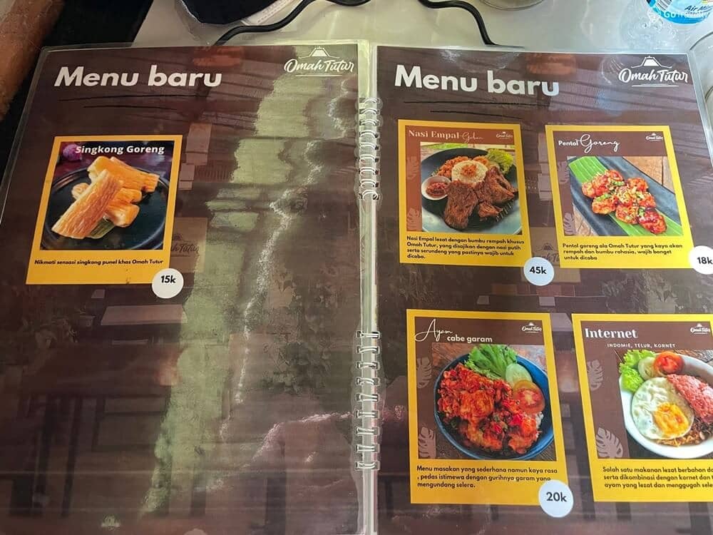 menu enak omah tutur