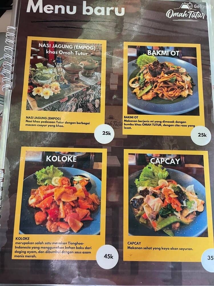 menu omah tutur