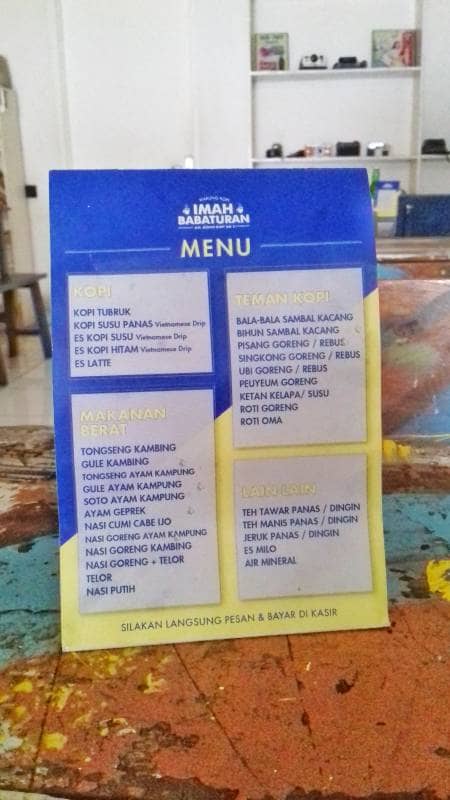 warung kopi imah babaturan