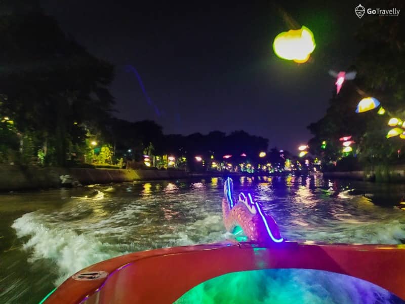 view at kalimas river boat