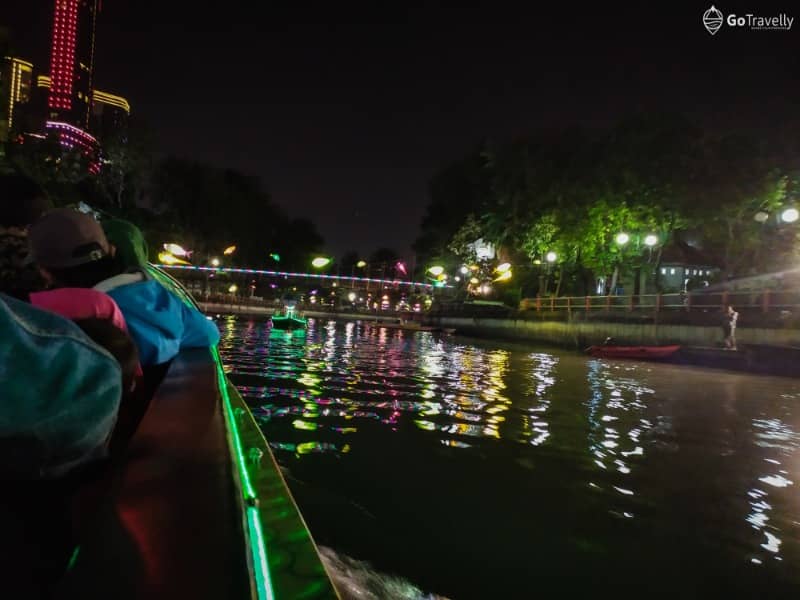 view at kalimas river boat